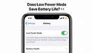 Low Power Mode vs Normal Mode Battery Drain Comparison on iPhone