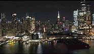 New York City Skyline at Night Live Wallpaper HD , Manhattan HD Screensaver Live