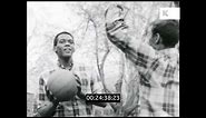 African American Kids Playing, 1960s Suburban USA, HD