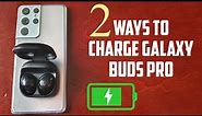 2 Best Ways To Charge Samsung Galaxy Buds Pro & How To Check Battery Charging Percentage Level