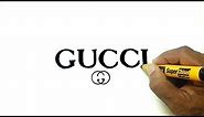 How to Draw the Gucci Logo