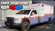 Vapid Sandstorm Ambulance - GTA 5 Lore Friendly Car Mod + Download Link!