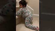 Baby stairs climbing | she is so quick this time #babygirl #stairs