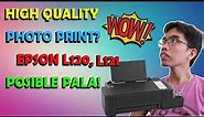 How to print photo in Epson L121 , Epson L120? High quality print using EPSON L110 driver