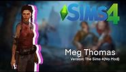 The Sims 4: Meg Thomas (From Dead by Daylight)