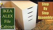 IKEA ALEX File Cabinet Unboxing, Assembly & Review (Precaution at end of video) [IKEA ALEX Assembly]