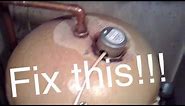 HOW TO FIX YOUR IMMERSION HEATER PLUMBING TIP!!!!