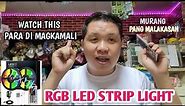 RGB LED STRIP LIGHT 20 METERS ( Installation Guide )