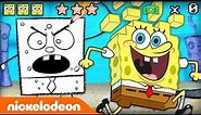 SpongeBob Escapes DoodleBob In 8-Bit Video Game Adventure! 🎮 | Nickelodeon Cartoon Universe