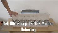 Dell UltraSharp U2515H 25-Inch IPS LCD Monitor Unboxing and Setup