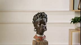 Leekung African Men Statues & African Women Statues Bundle