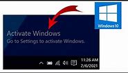 Activate Windows go to Settings to Activate Windows | How To Remove Activate Windows Watermark