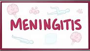 Meningitis - causes, symptoms, diagnosis, treatment, pathology