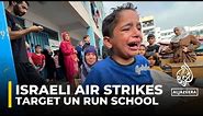 Israeli forces strike UNRWA school in latest attack on Jabalia refugee camp