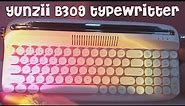 Yunzii B309 Pink Typewriter Keyboard | Unboxing & Review