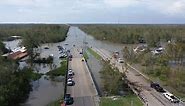 Hurricane Ida storm damage in Louisiana