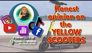 An honest review of the Lanzarote yellow scooters - Link scooters in Lanzarote and how to use them