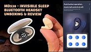 MD538 - Invisible Earbuds (Skin tone) Sleep Bluetooth Demo & Review (2 issues in the comments)
