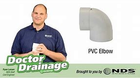 How to install your NDS PVC elbow with your drain pipe