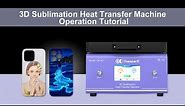 OopsparK 3D Sublimation Heat Transfer Machine Operation Instructions | How to Custom DIY Phone Case