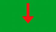 Arrow, Sign, Red Arrow. Free Stock Video