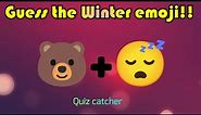 Guess The Winter Emoji Quiz In 10 Seconds || Winter Emoji Game☃️