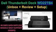 Dell Thunderbolt Dock WD22TB4 - Unboxing | Review | Setup