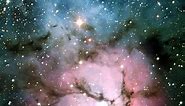 Hidden stars revealed by new image of Trifid Nebula - video