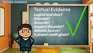 Textual Evidence | Definition, Importance & Examples
