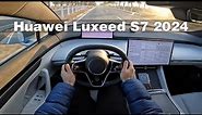 Huawei Luxeed S7 2024 （496 HP） – Visual Review & First Driving Impressions