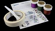 Floral Owl stencil and Paste Kit