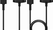 2 Pack Charger Cable for Fitbit Inspire HR and Fitbit Inspire Smartwatch, Replacement USB Charging Charger Cord for Fitbit Inspire/Fitbit Inspire HR (3.3ft/0.5ft)