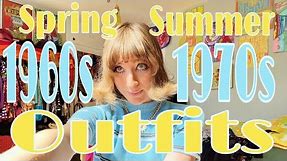 1960s 1970s Inspired Summer Outfits | Styling | Try-On