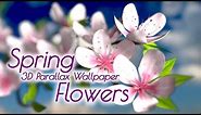 Spring Flowers 3D Parallax HD Live Wallpaper for Android