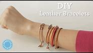 DIY Bohemian Leather Bracelet - Martha Stewart