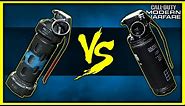 Flashbang vs Stun Grenade in Modern Warfare!