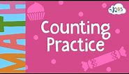 Counting Practice - 1st Grade | Math Worksheets | Kids Academy