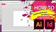 How to create a postcard template in Adobe® Illustrator® and Adobe® InDesign® with FREE DOWNLOAD