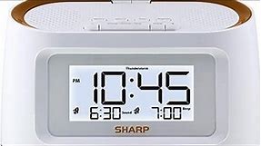 ⏰💤🔦📚#Manual -Sharp Projection Alarm Clock with 8 Soothing Sounds-Model SPC585