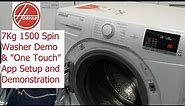 Hoover "One Touch" 1500 Spin Washing Machine demo