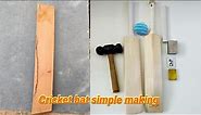 cricket bat making How to make Indian cricket bat Making home of a cricket bat at home Making Seba