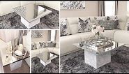 DIY Living Room Mirror Table Set! | Using Dollar Tree Mirrors to make Furniture!