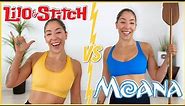 MOANA vs LILO AND STITCH WALKING WORKOUT (Low Impact)