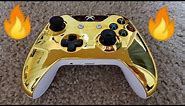 24K GOLD Xbox One Controller!! (How To make your own)