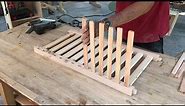 Excellent Woodworking Skills // How To Build A Extremely Adorable Baby Cradle - DIY!