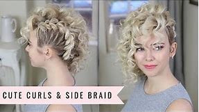 punk/80’s inspired Side Braid by SweetHearts Hair