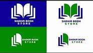 Book House Logo Design | How to create Books Logo in Adobe Illustrator |