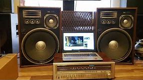 Sansui sp x8700 speakers test