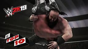 Monstrous Braun Strowman Powerslams: WWE 2K19 Top 10