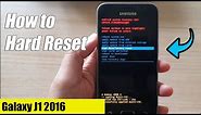 Galaxy J1: How to Hard Reset With Hardware Keys